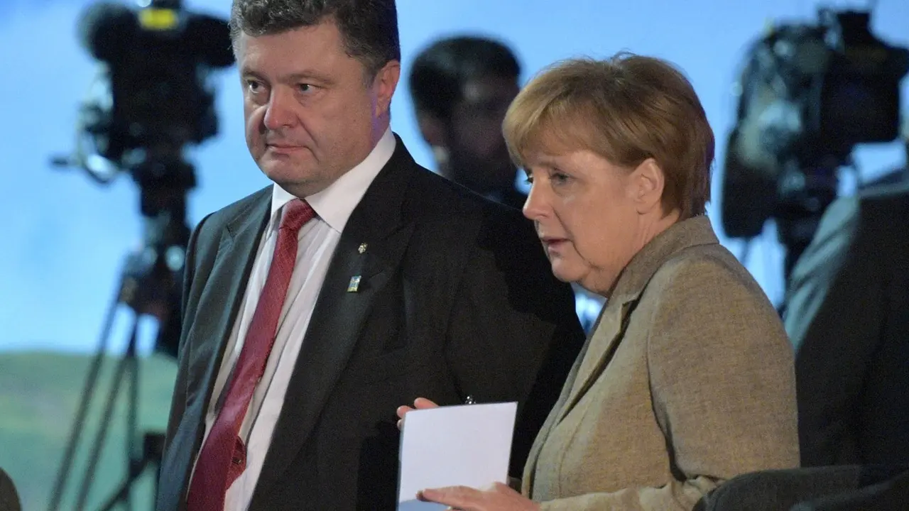 Petro Porošenko i Angela Merkel