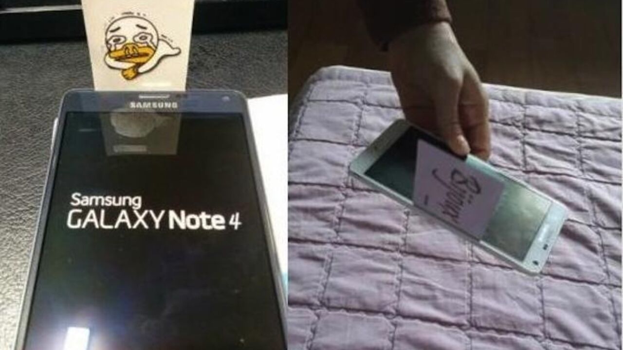 Samsung Galaxy Note 4 prorez