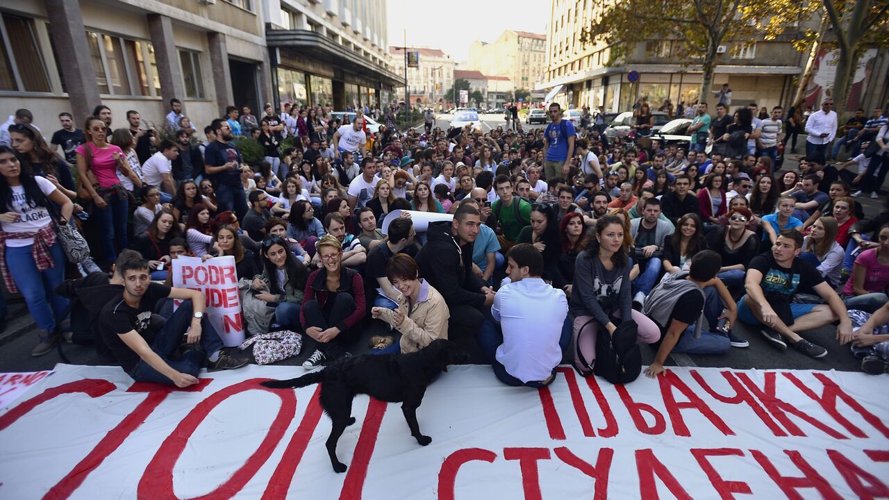 studenti protestuju