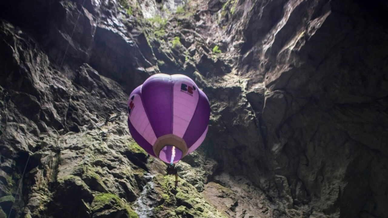 Podzemni let balonom