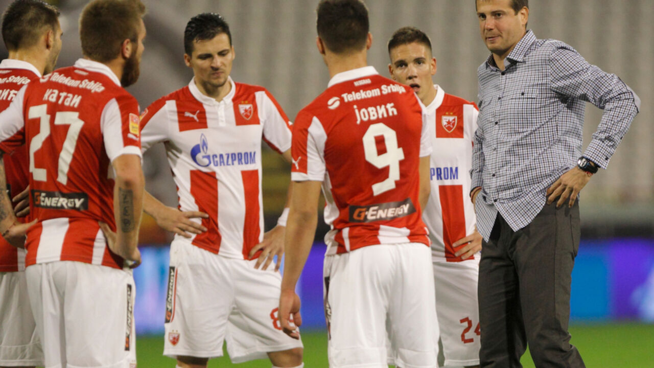 Nenad Lalatović na treningu Crvene zvezde
