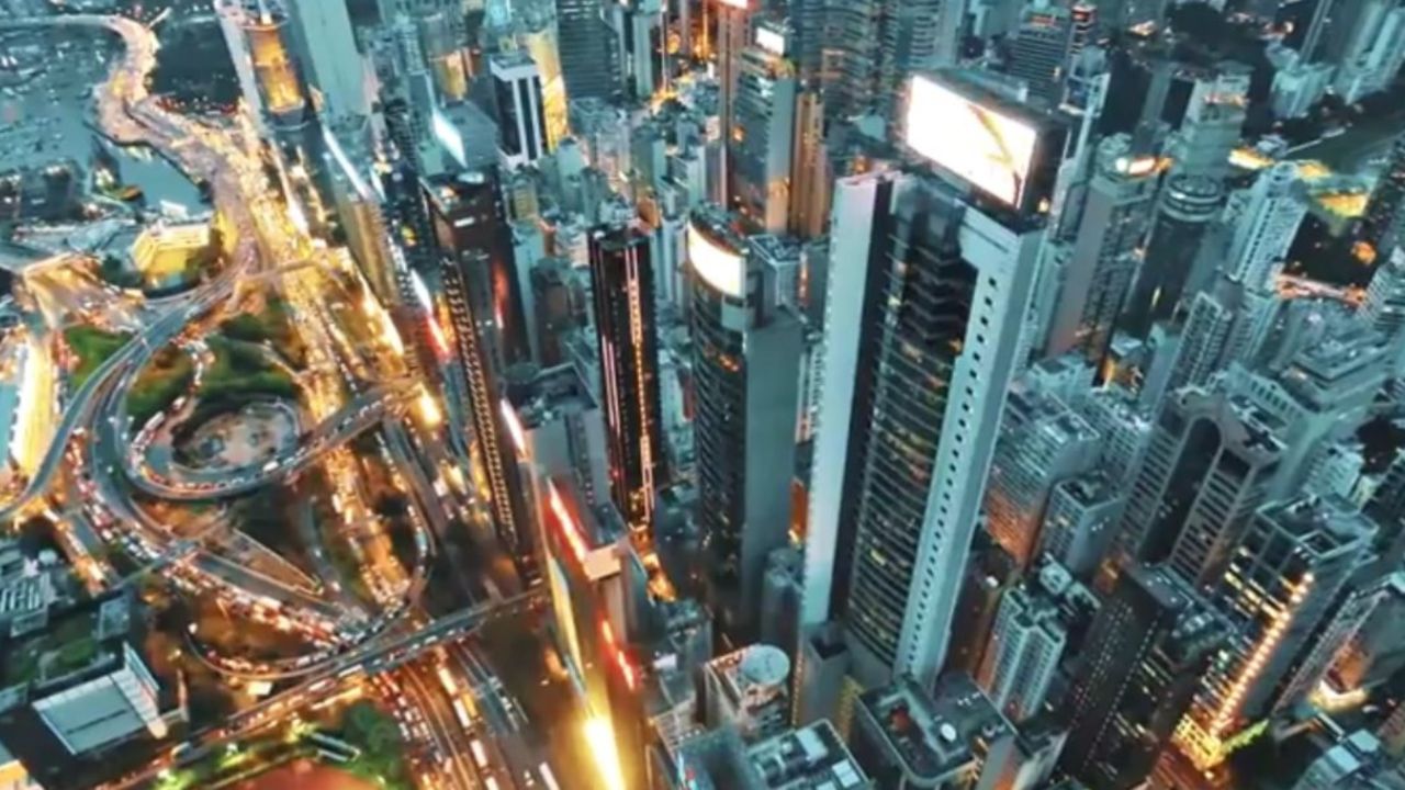 Hong Kong iz vazduha