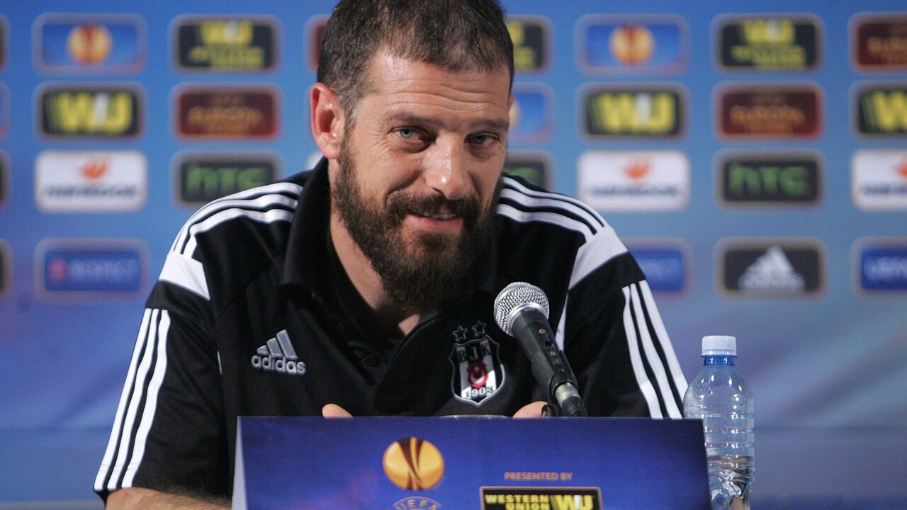Trener Bešiktaša Slaven Bilić na konferenciji za novinare pred meč Lige Evrope u Beogradu protiv Partizana