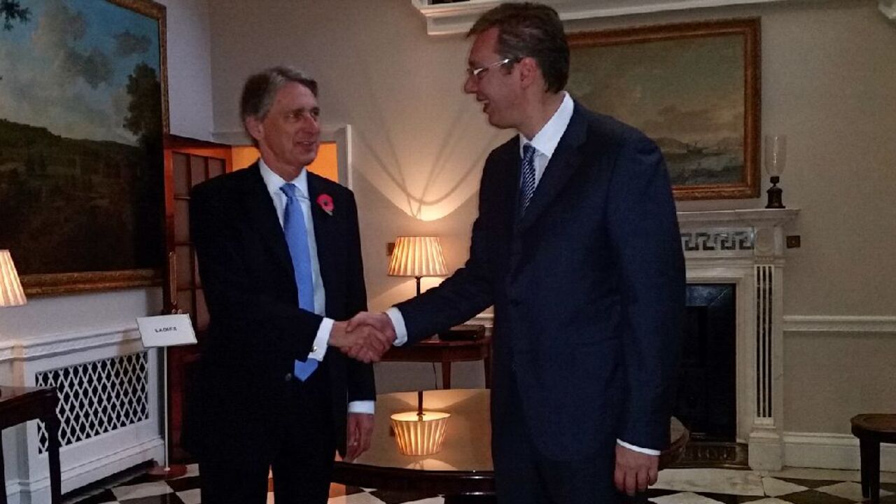 Aleksandar Vučić i Filip Hamond