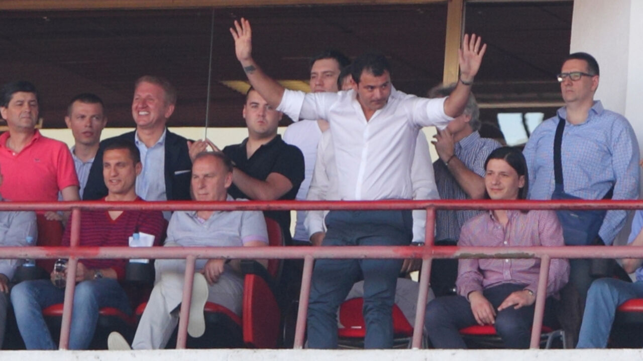 Dejan Stanković na tribinama "Marakane"
