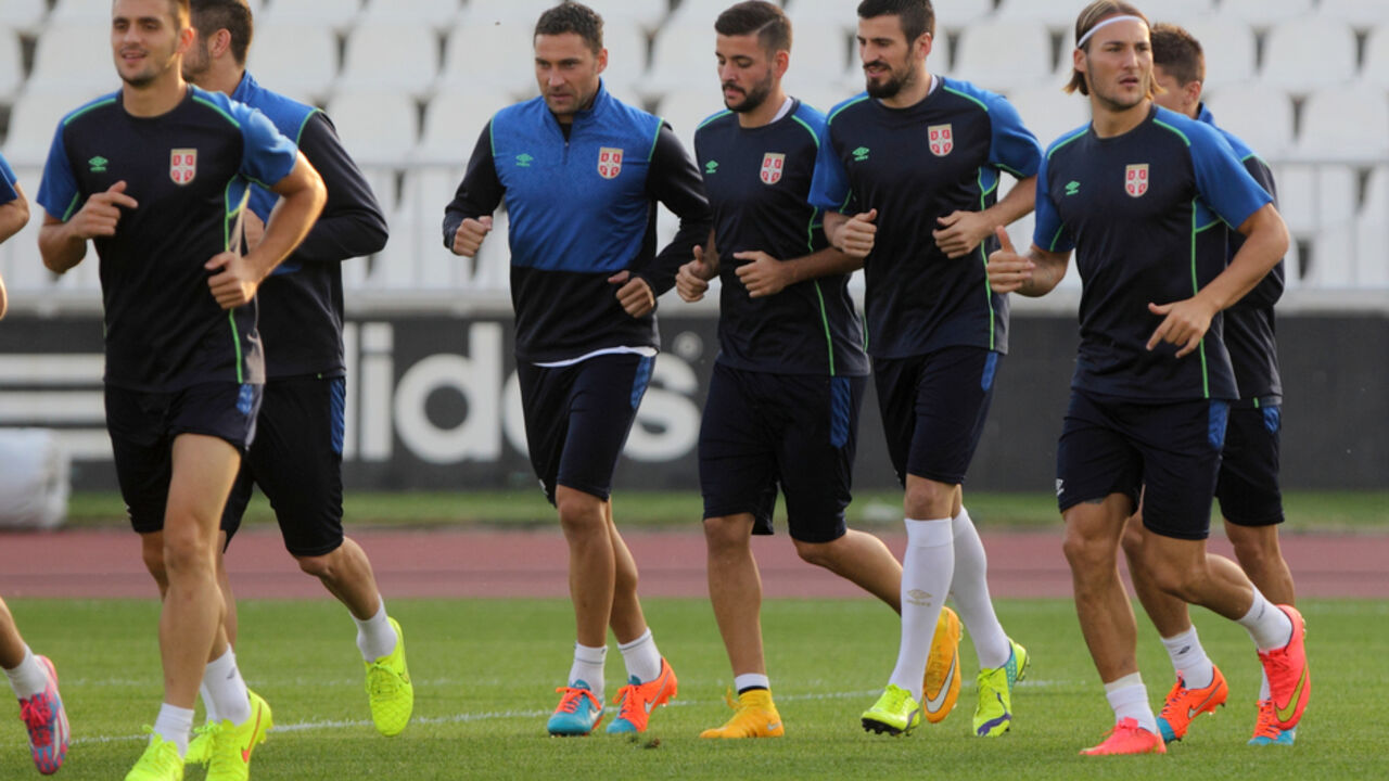 Trening fudbalske reprezentacije Srbije