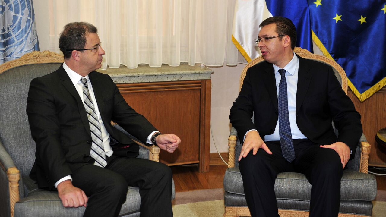 Aleksandar Vučić i Serž Bramerc