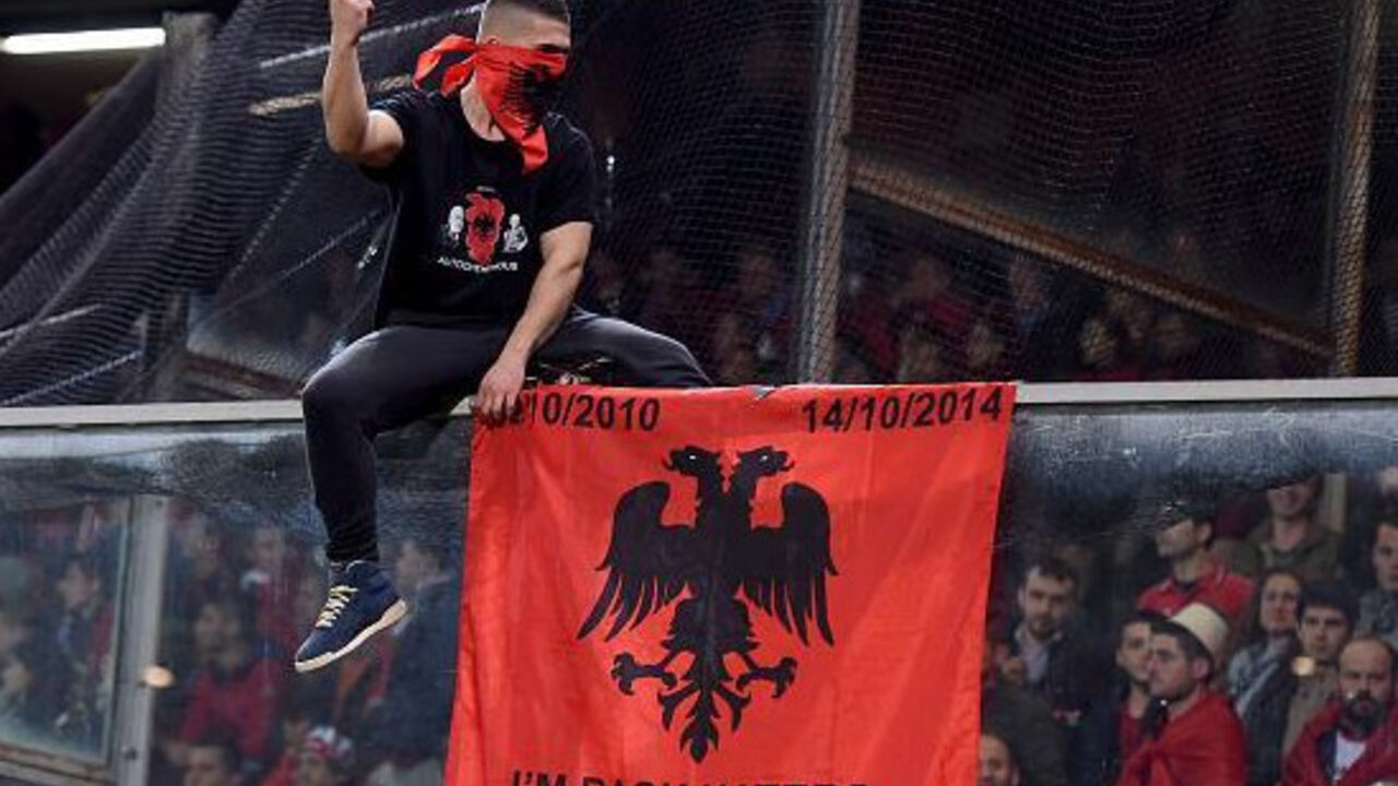 Navijač Albanije u Đenovi