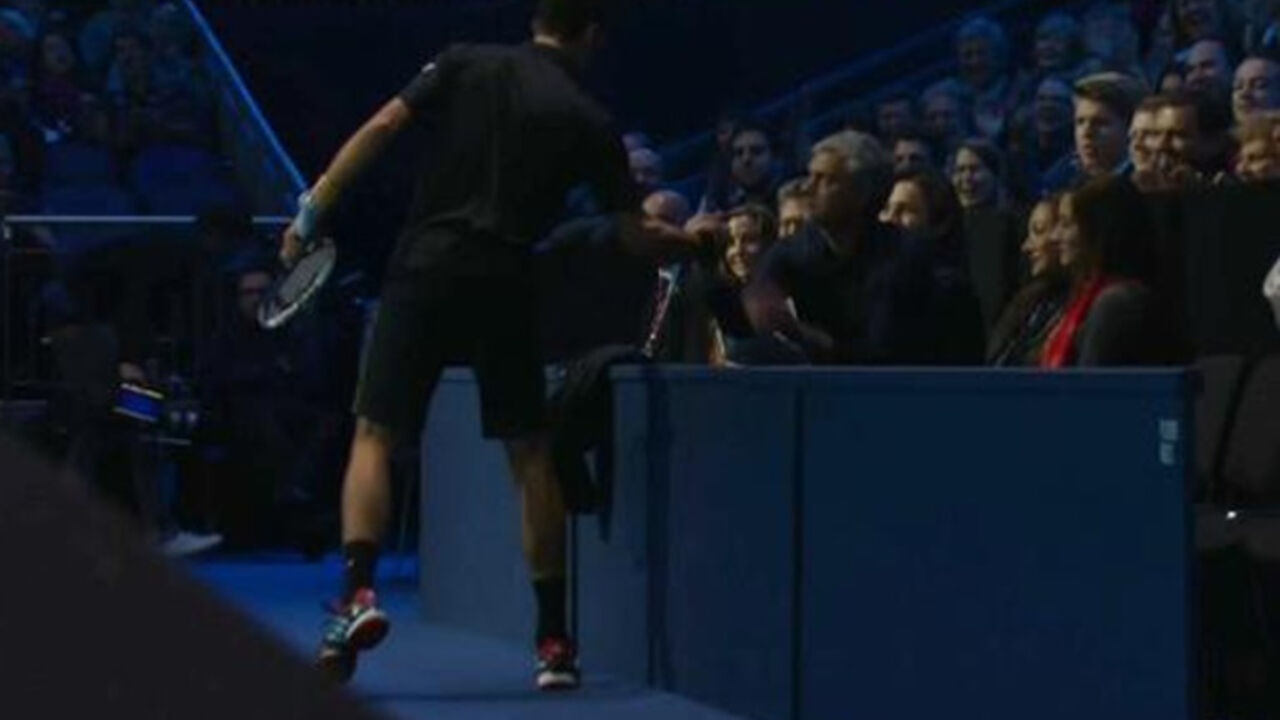 Novak Đoković i Žoze Murinjo na mastersu u Londonu