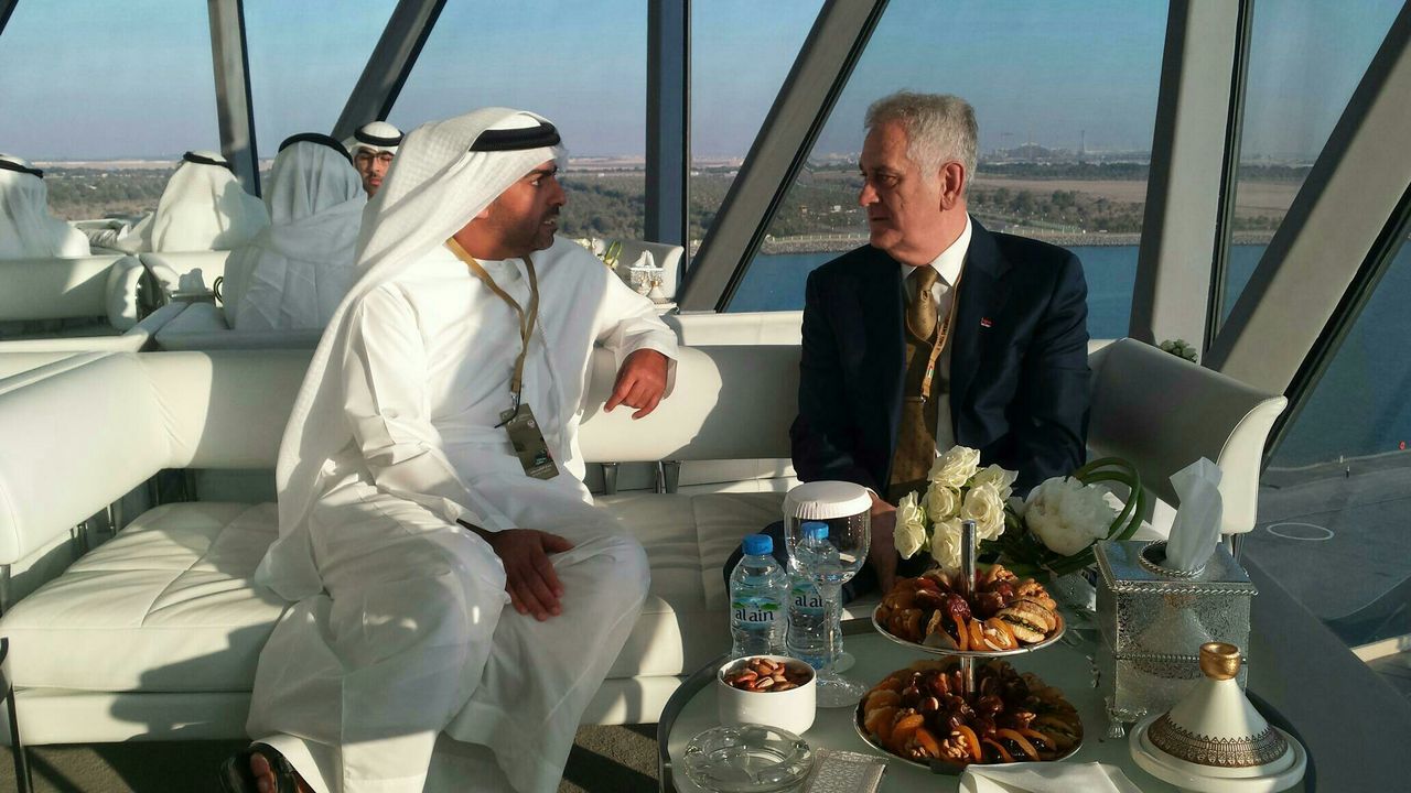Tomislav Nikolić, Muhamed bin zajed, UAE
