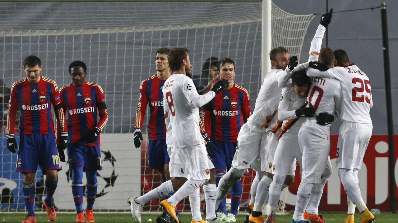 Fudbaleri Rome slave gol Totija u meču sa CSKA u Moskvi
