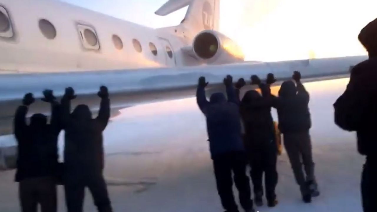 paljenje aviona na gurku