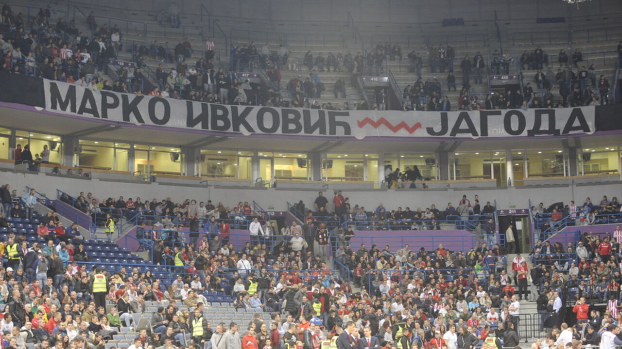 Navijači Crvene zvezde na meču sa Neptunasom