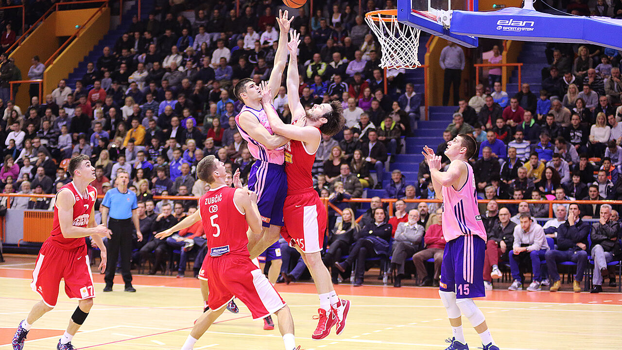 Detalj sa meča 10. kola ABA lige između Mega Leksa i Cedevite
