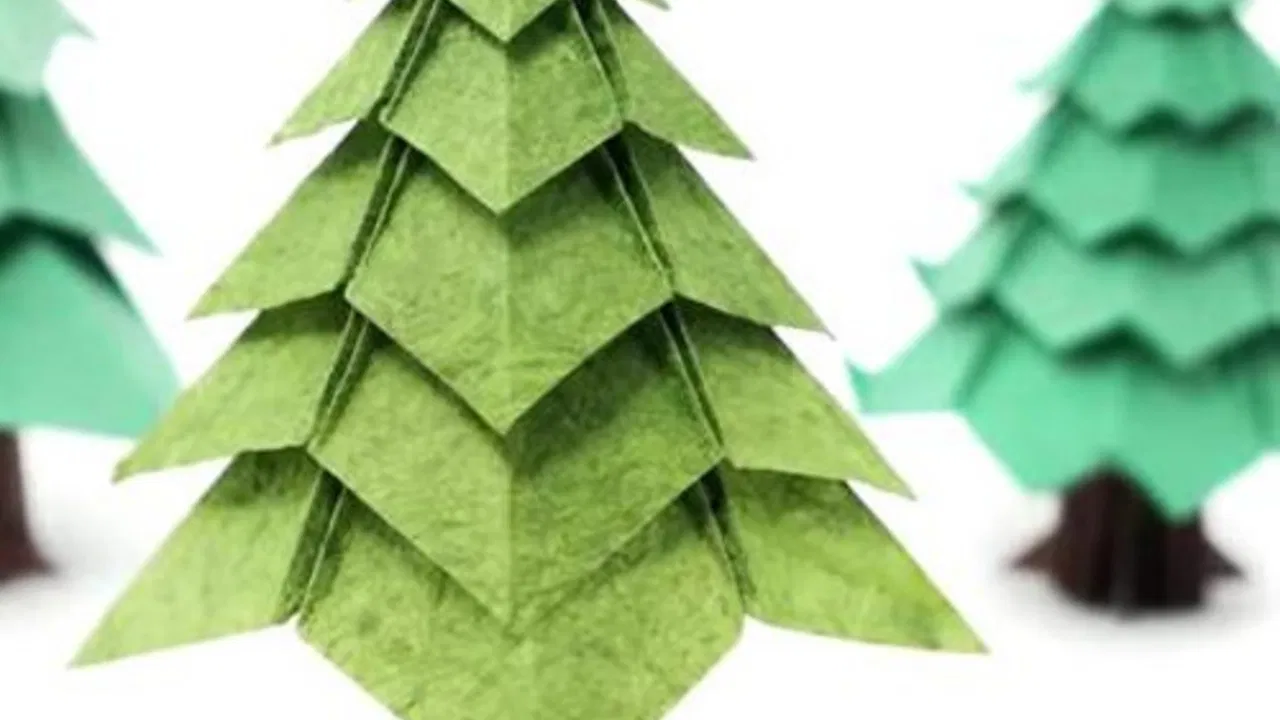 origami jelkica 