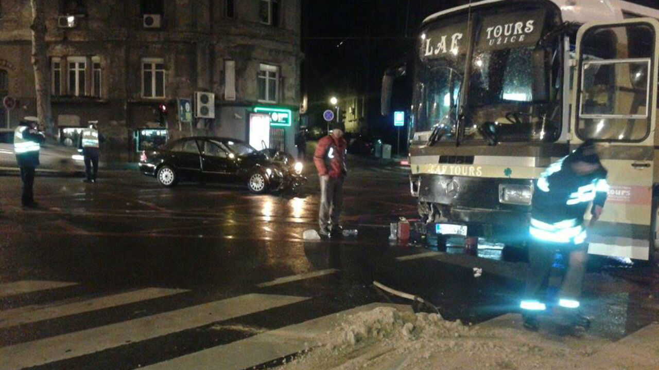Udes u centru Beograda