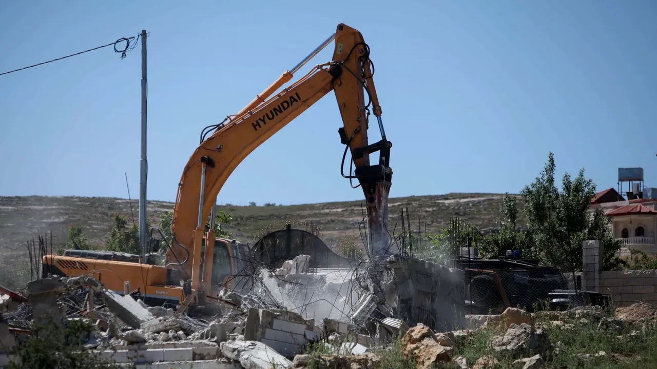 Rušenje palestinskih kuća u Hebronu, na Zapadnoj obali