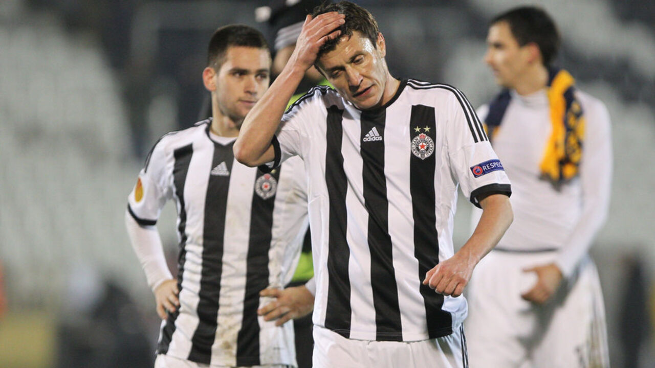 Saša Ilić na utakmici Partizan-Asteras