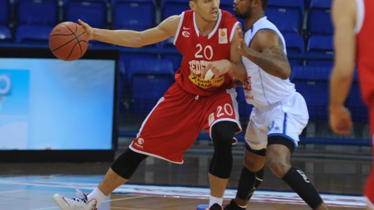 Nemanja Gordić i Omar Kuk u meču ABA lige između Budućnosti i Cedevite