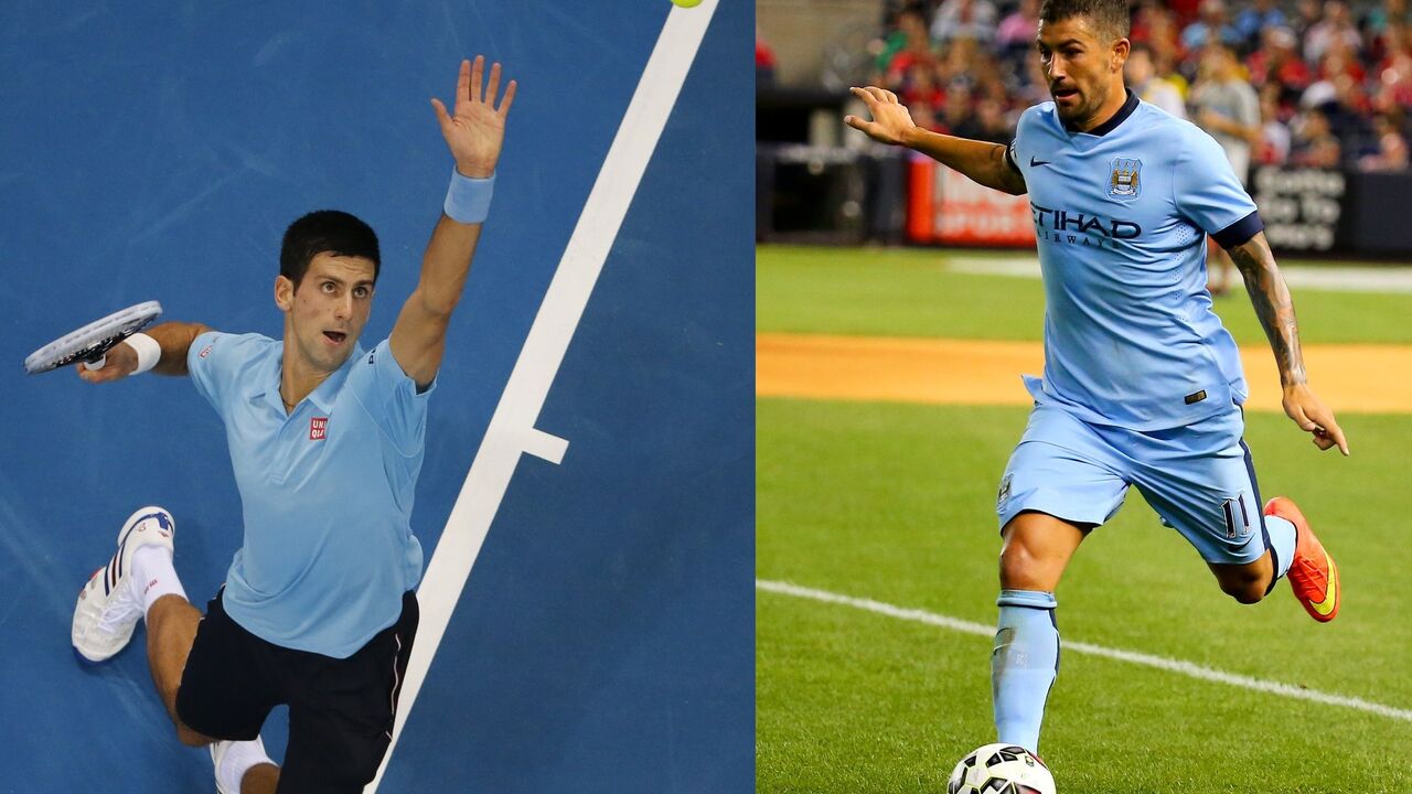 Novak Đoković i Aleksandar Kolarov