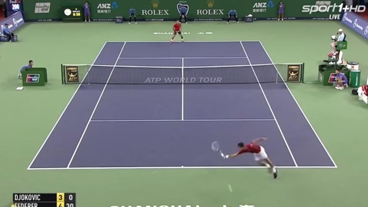 Rodžer Federer osvaja servis gem protiv Novaka Đokovića za samo 47 sekundi