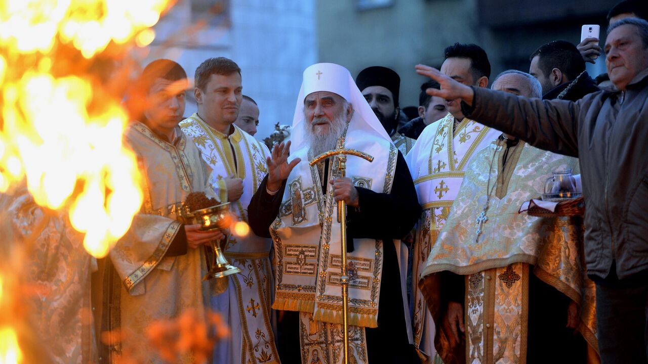 Patrijarh Irinej, badnje veće