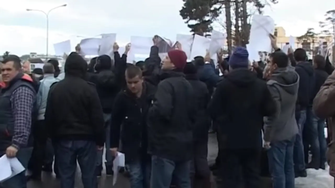 Albanci, protest, Kosovo