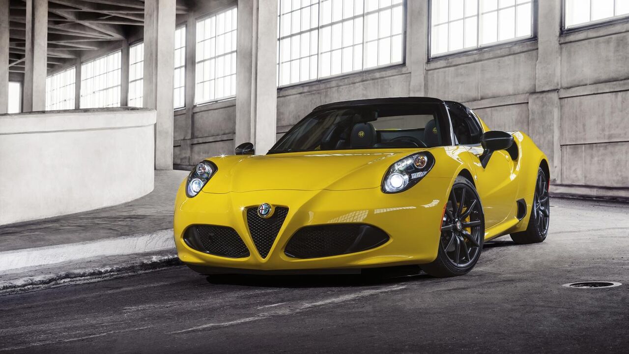 Alfa Romeo 4C Spider, lice