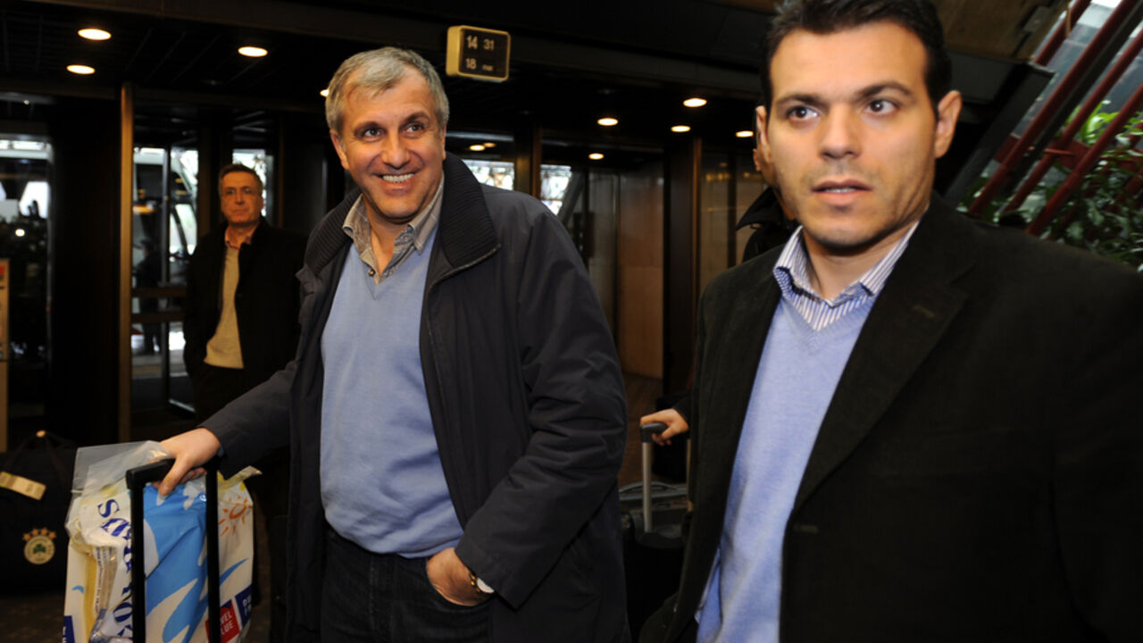 Dimitris Itudis sa Željkom Obradovićem