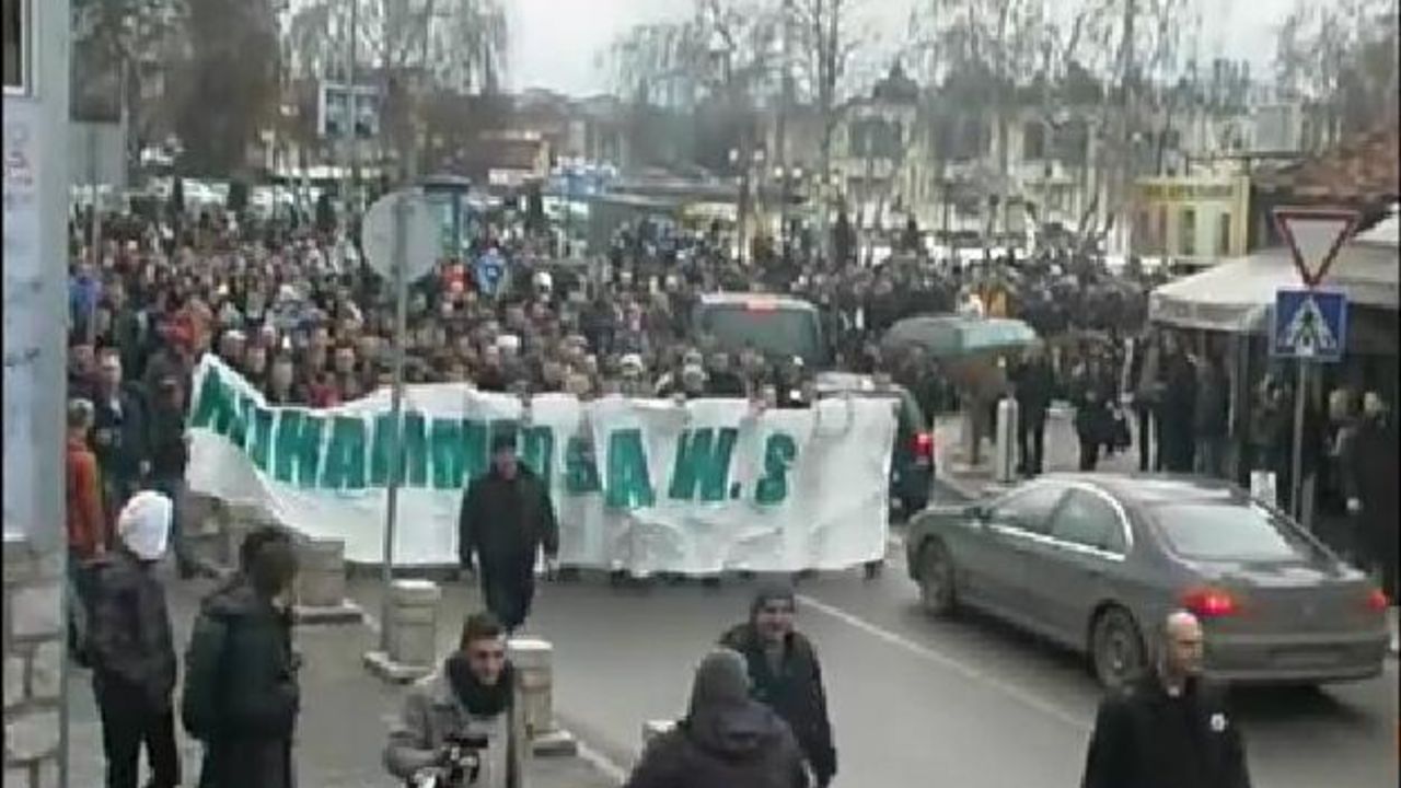 Protest u Pazaru