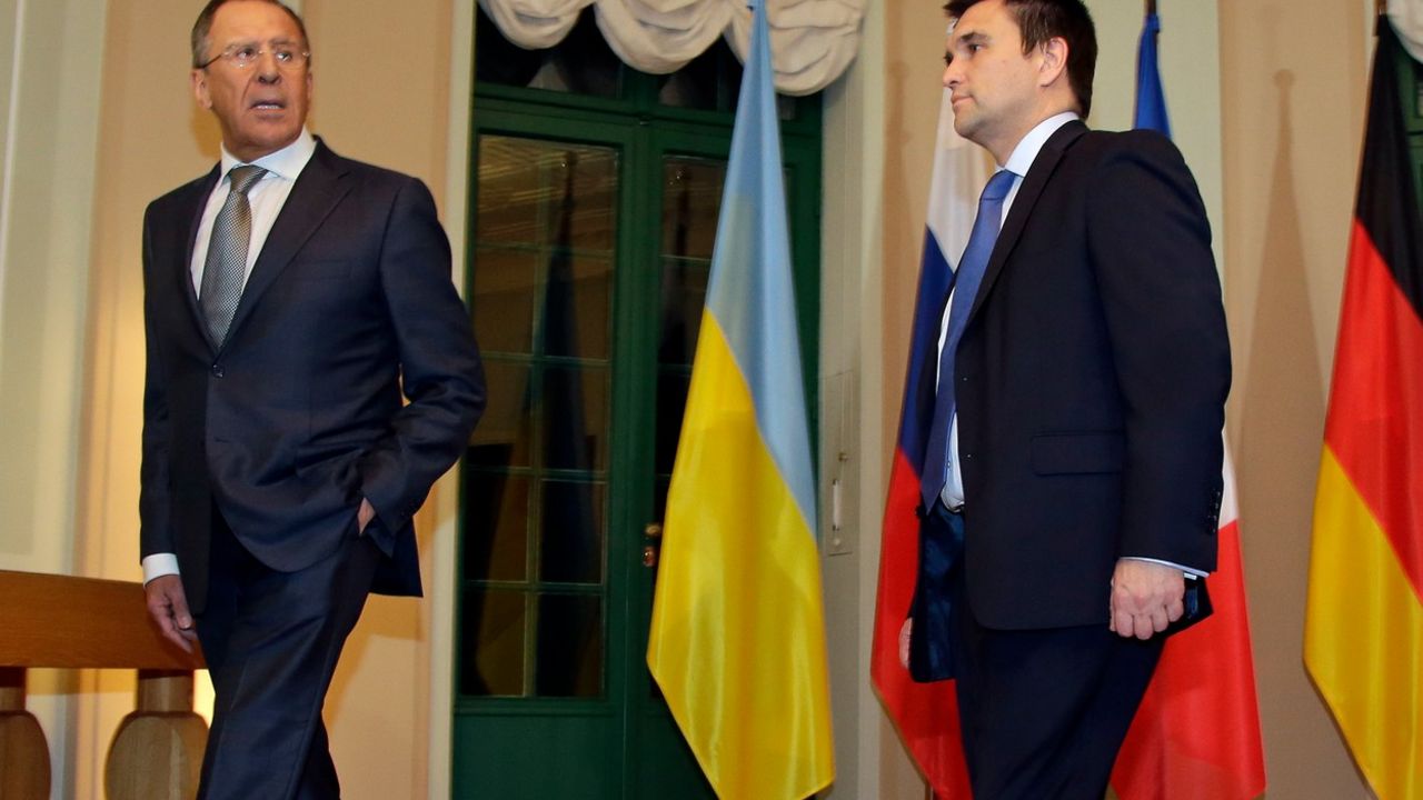 Pavlo Klimkin i Sergej Lavrov