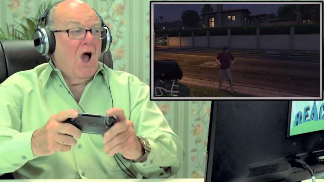 Deda Miloje igra GTA V