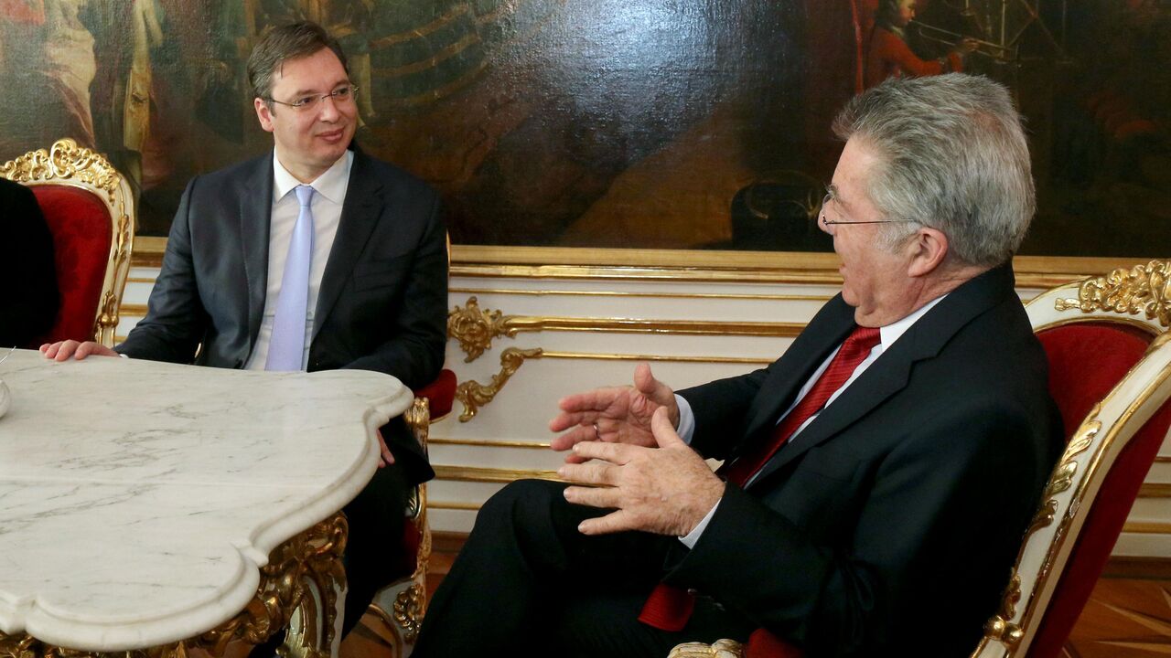 Aleksandar Vučić i Hajnc Fišer