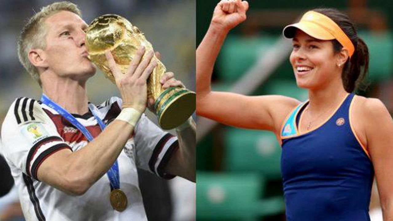 Ana Ivanović i Bastian Švajnštajger kompozit