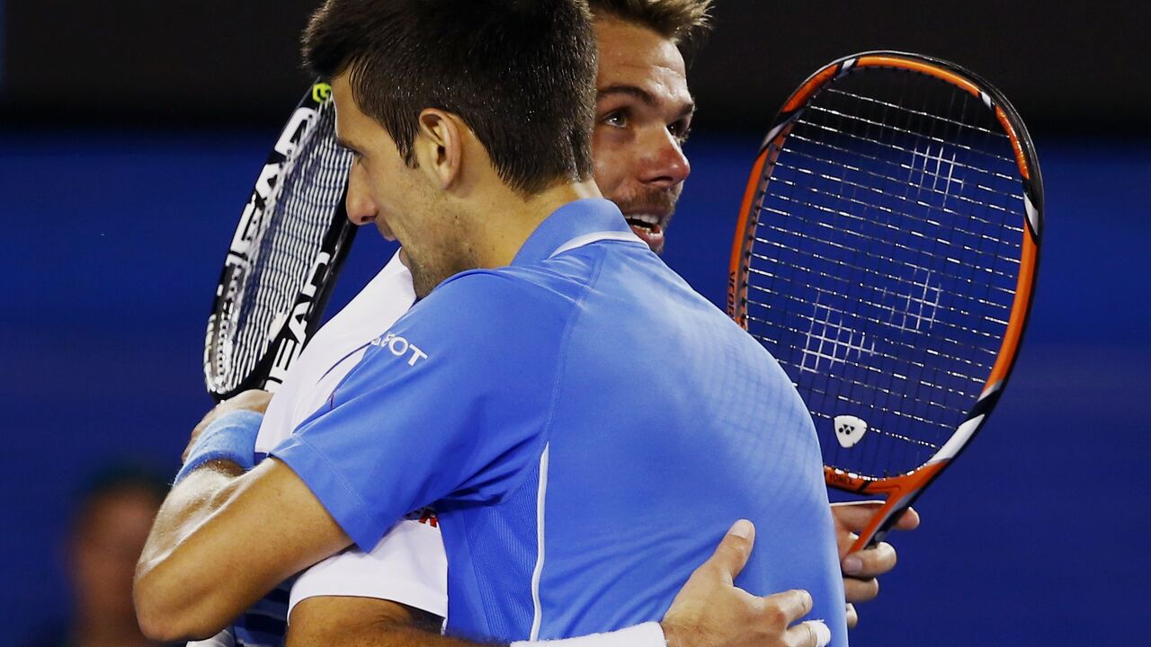 Novak Đoković i Stanislas Vavrinka na Australijen openu
