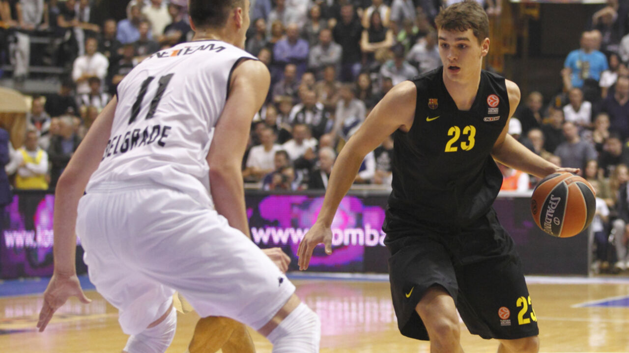 Mario Hezonja na meču sa Partizanom