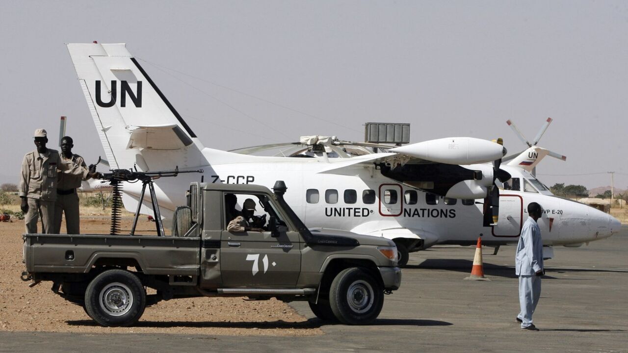 UN avion u Darfuru