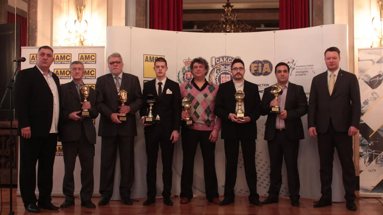 Svečana dodela nagrada za najbolje takmičare u auto sportu u Srbiji za 2014. godinu