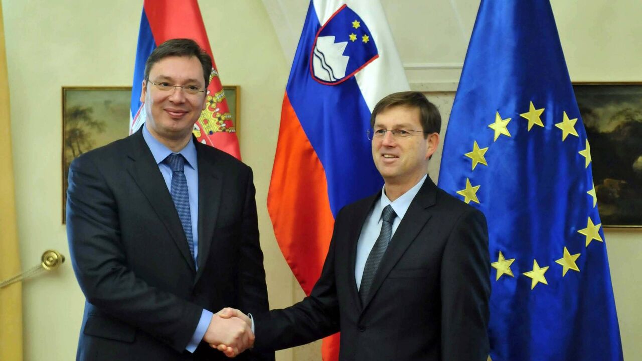 Aleksandar Vučić i Miro Cerar