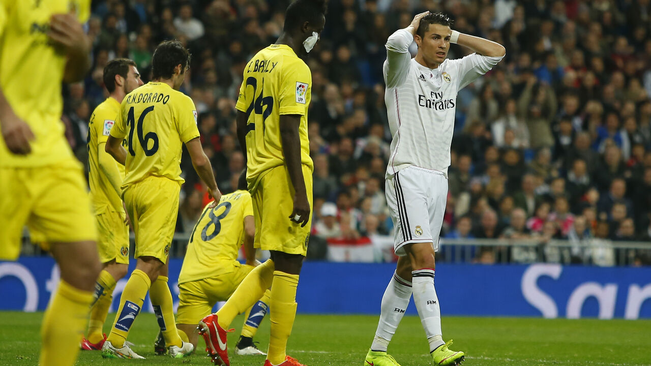 Kristijano Ronaldo u meču protiv Viljareala