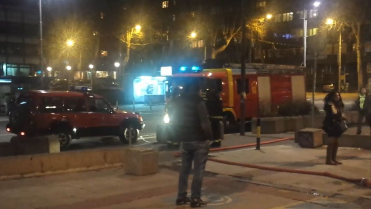 Požar u menjačnici kod Gradske uprave