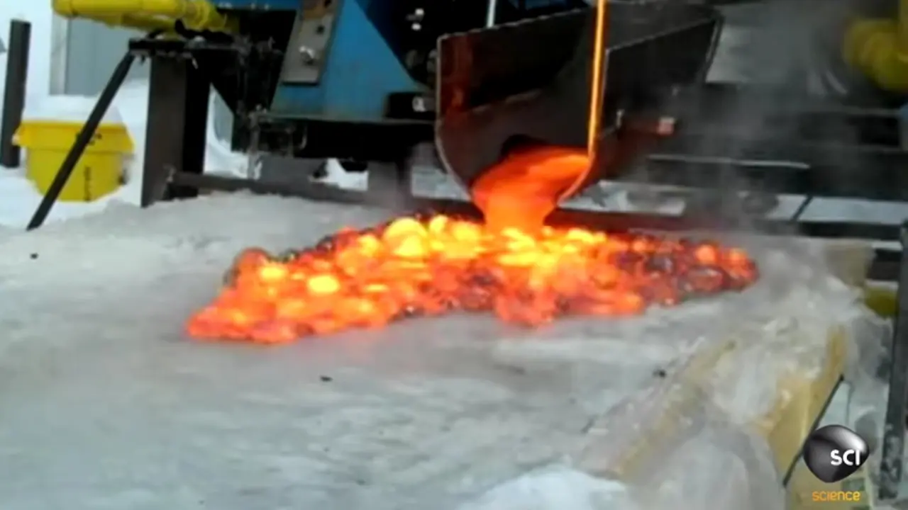 Lava na ledu