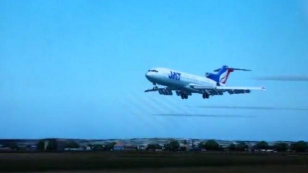 jat avion "boing 727" 
