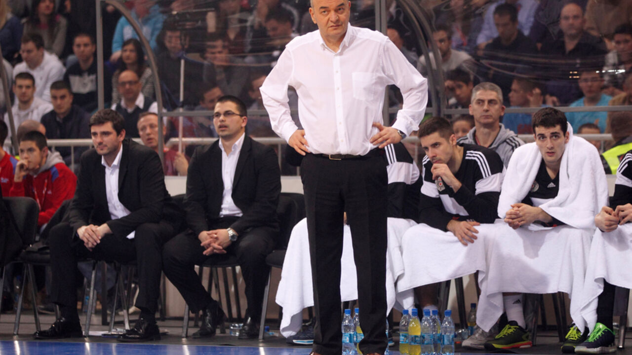 Trener Partizana Duško Vujošević