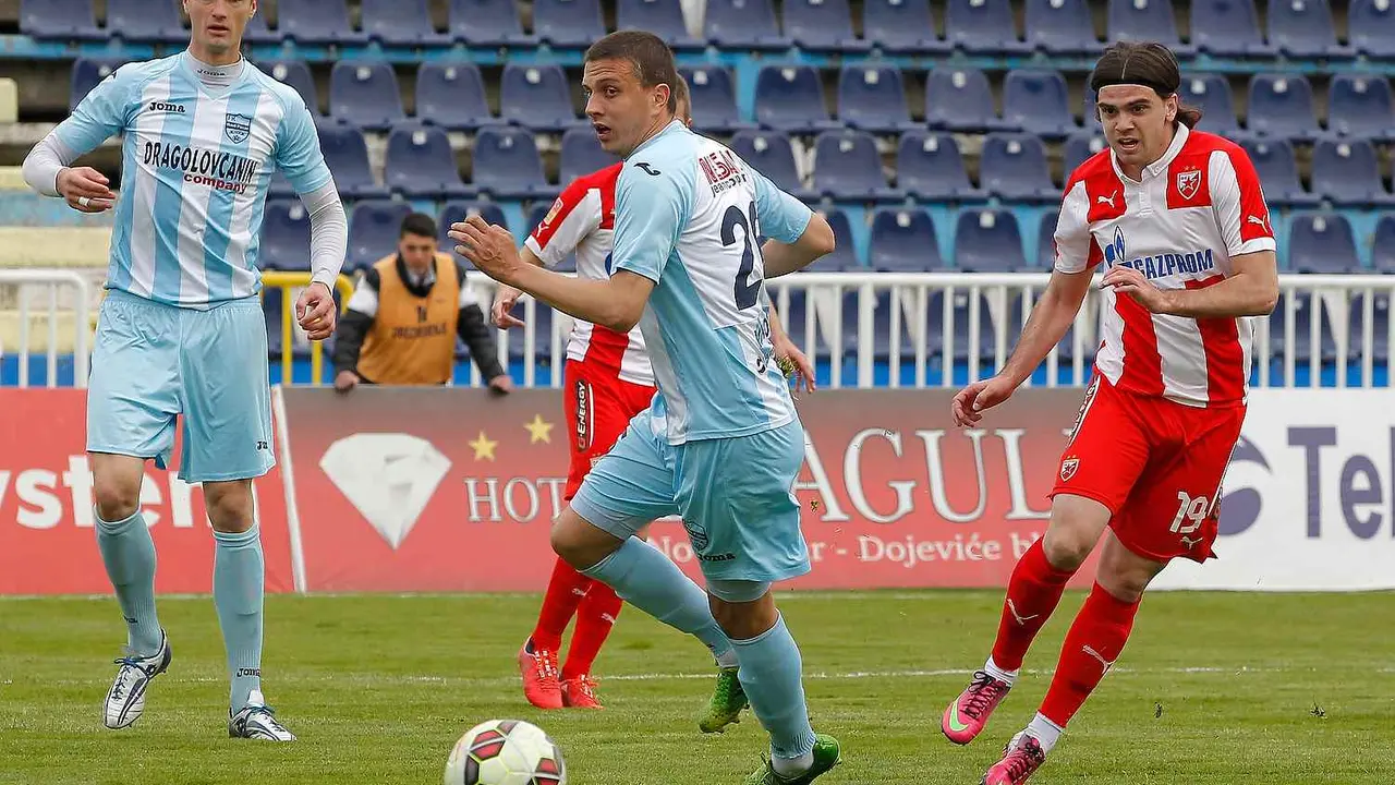 Detalj sa meča Novi Pazar - Crvena zvezda