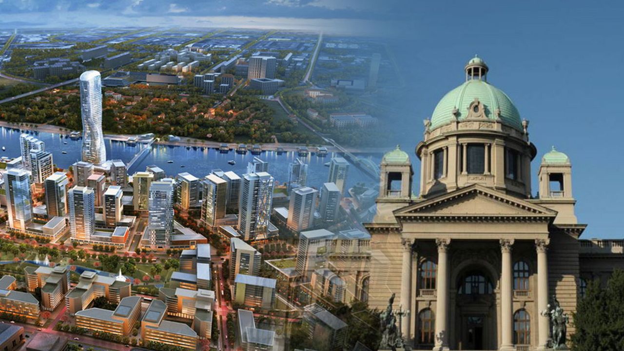Skupština Srbije i Beograd na vodi