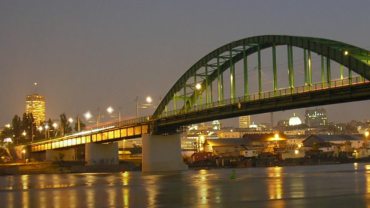 most, reka Sava