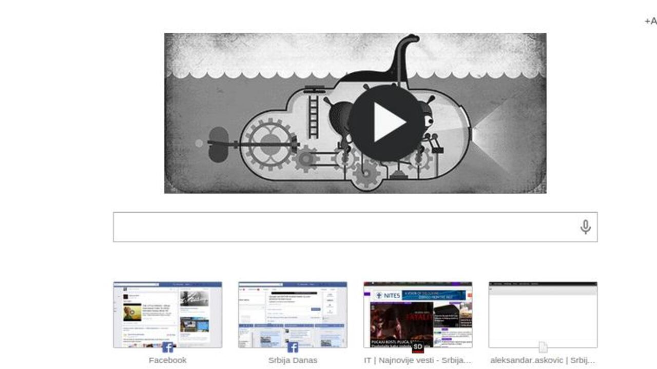 Google Doodle za čudovište iz Loh Nesa
