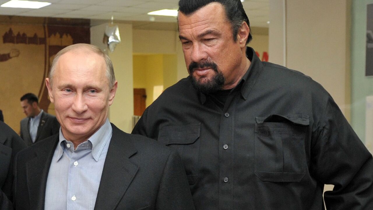 Vladimir Putin i Stiven Sigal