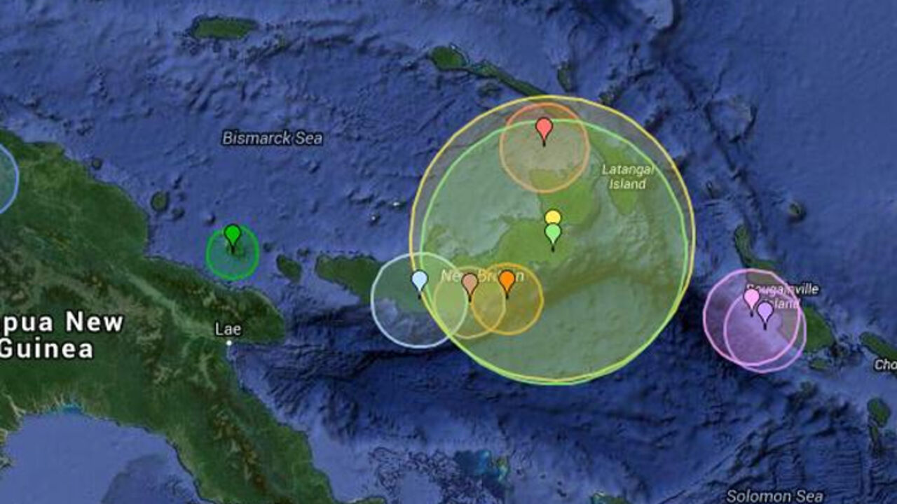 Papua Nova Gvineja zemljotres